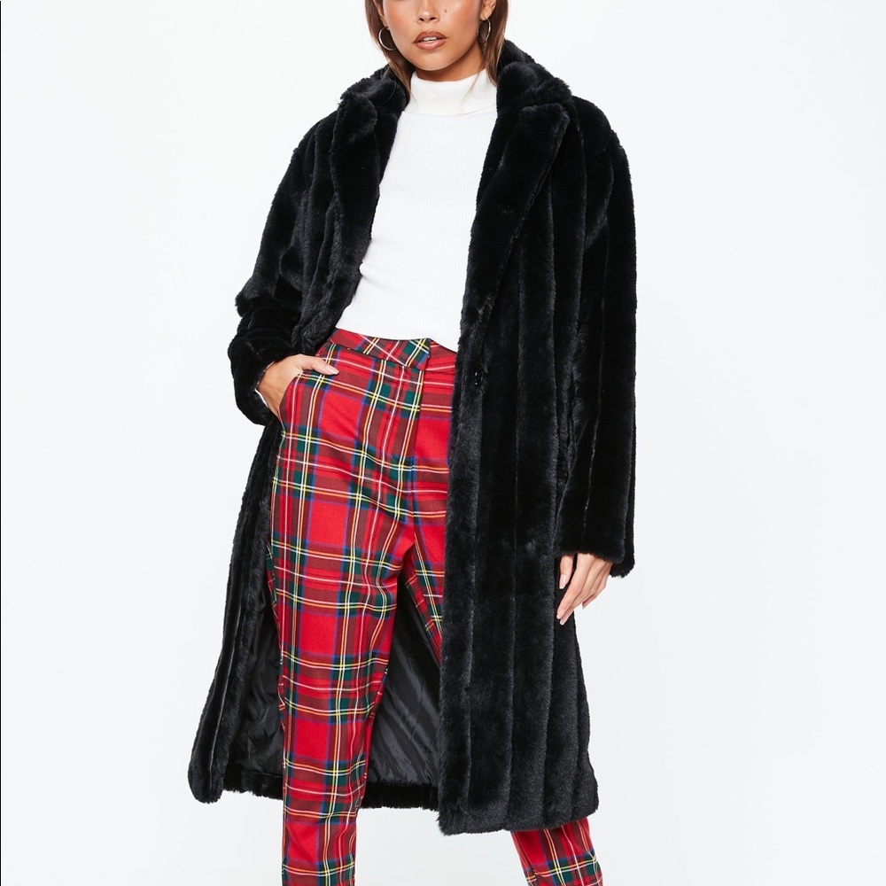 Missguided Faux Fur Coat